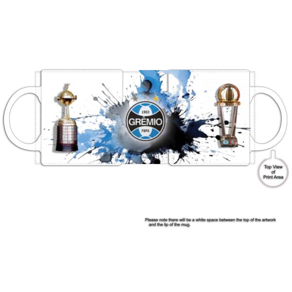 GREMIO TROPHIES CERAMIC MUG - Black Rim Ceramic Mug Thumbnail